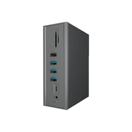 Raidsonic | Icy Box | IB-DK2262AC DockingStation | Dock | Ethernet LAN (RJ-45) jungtys 1 | VGA (D-Sub) jungtys quantity 1 | USB 3.0 (3.1 Gen 1) Type-C jungtys quantity 1 | USB 3.0 (3.1 Gen 1) jungtys quantity 3 | USB 2.0 jungtys quantity 3 | HDMI jungtys quantity 2 | Ethernet LAN | Garantija 24 mėn.