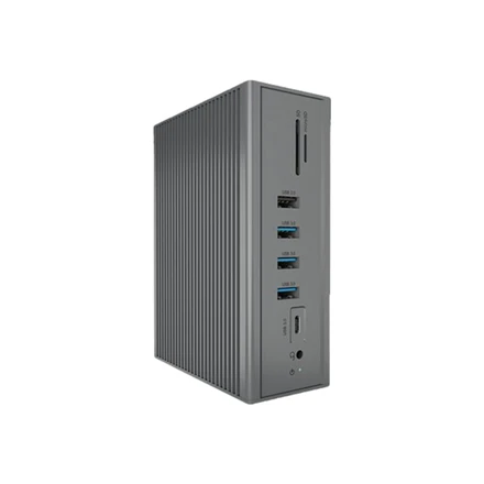Raidsonic | Icy Box | IB-DK2262AC DockingStation | Dock | Ethernet LAN (RJ-45) jungtys 1 | VGA (D-Sub) jungtys quantity 1 | USB 3.0 (3.1 Gen 1) Type-C jungtys quantity 1 | USB 3.0 (3.1 Gen 1) jungtys quantity 3 | USB 2.0 jungtys quantity 3 | HDMI jungtys quantity 2 | Ethernet LAN | Garantija 24 mėn.