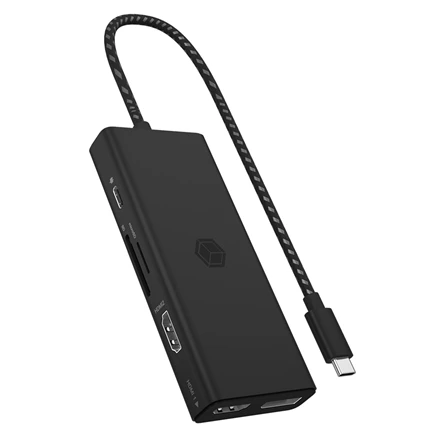 Icy Box 7-in-1 adapteris su HDMI ir SD jungtimis