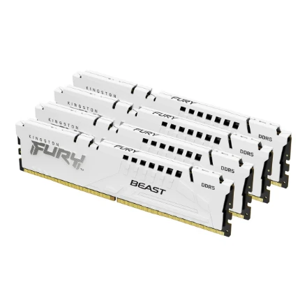 Kingston Fury Beast DDR5 balti RAM atminties moduliai