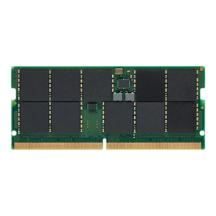 Kingston DDR5 SODIMM atminties modulis iš viršaus