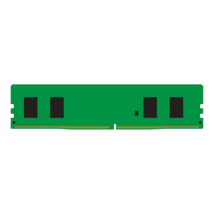 RAM Kingston KVR32N22S6/8BK 8GB 3200MHz DDR4 Non-ECC CL22 DIMM 1Rx16 Bulk 50-unit increments | Kingston