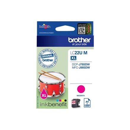Brother LC-22UM | Rašalo kasetė | Magenta