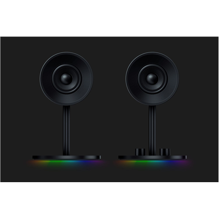 Kolonėlės Razer Nommo Chroma (Juodos) su apšvietimu