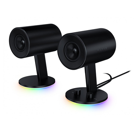 Kolonėlės Razer Nommo Chroma (Juodos) su apšvietimu