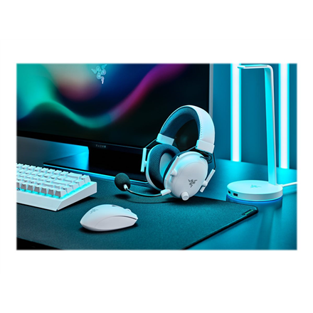 Esports THX Spatial Audio Belaidės Žaidimų Ausinės Razer BlackShark V2 Pro, Baltos
