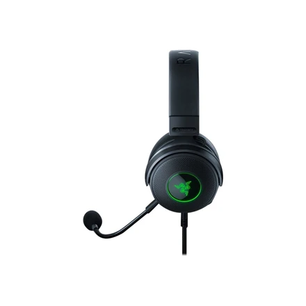 Žaidimų Ausinės Razer Kraken V3, USB jungtis, Chroma RGB, Juodos