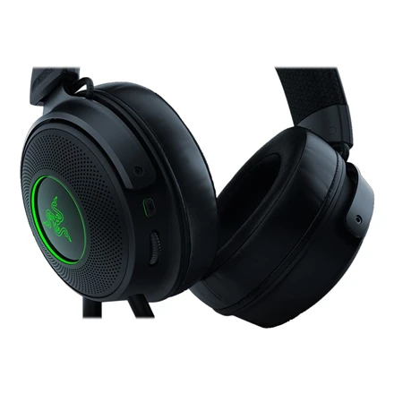 Žaidimų Ausinės Razer Kraken V3, USB jungtis, Chroma RGB, Juodos