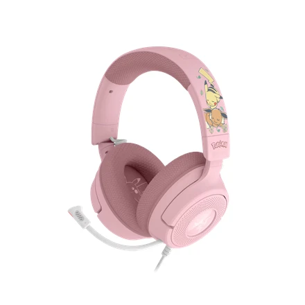 Razer Kraken V4 X Pokémon Edition Ausinės Žaidimams, USB-C, 40 mm – Pikachu/Eevee