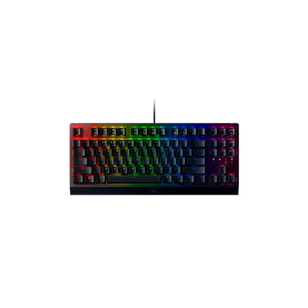 Kompaktiška Žaidimų klaviatūra Razer BlackWidow V3 Tenkeyless, Green Switch, RU išdėstymas