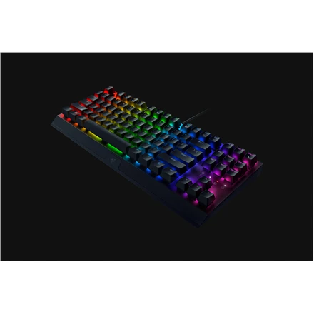 Kompaktiška Žaidimų klaviatūra Razer BlackWidow V3 Tenkeyless, Green Switch, RU išdėstymas