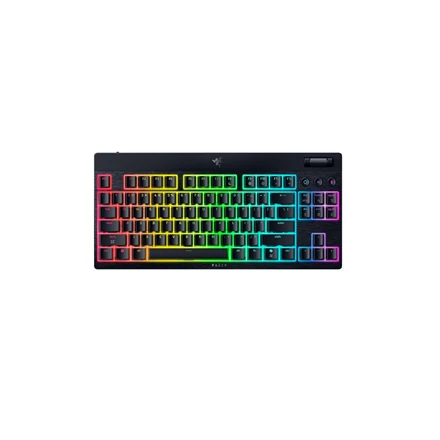 Razer | BlackWidow V4 Low-Profile HyperSpeed | Klaviatūra | Wireless | US | Bluetooth | Oranžinis Switches | Juodas