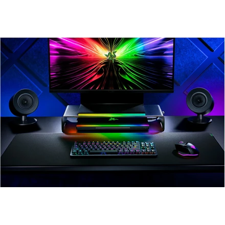Laikiklis Razer | Desk Mount | Monitorius Stand Chroma | Ergonomic Height | Juodas