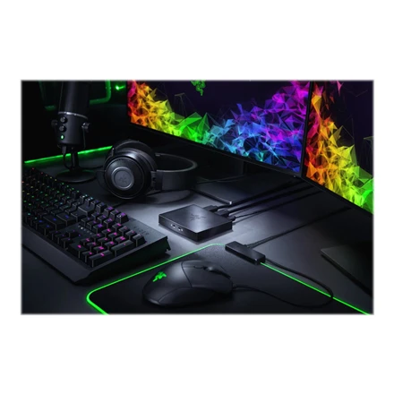 Razer | Žaidimų srauto ir fiksavimo kortelė, skirta asmeniniam kompiuteriui, „Playstation“, „XBox“ ir „Switch“ | Ripsaw Game Capture Card | Tik USB 3.0