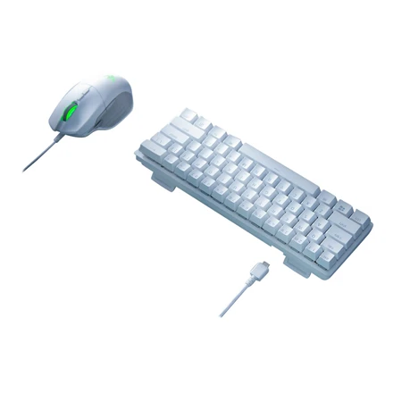 60% Mechaninė Žaidimų klaviatūra Razer Huntsman Mini Mercury Edition, Red Switch, US išdėstymas