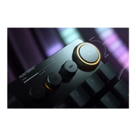 Razer Huntsman V2 Optinė Klaviatūra žaidimams RGB LED pašvietimas, Nordic išdėstymas, Clicky Purple Switch