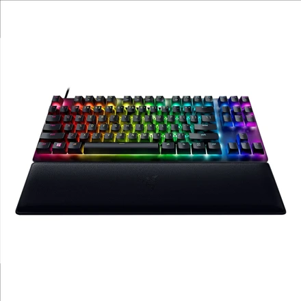 Razer Huntsman V2 TKL Klaviatūra žaidimams RGB LED pašvietimas, Nordic išdėstymas, Clicky Purple Switch
