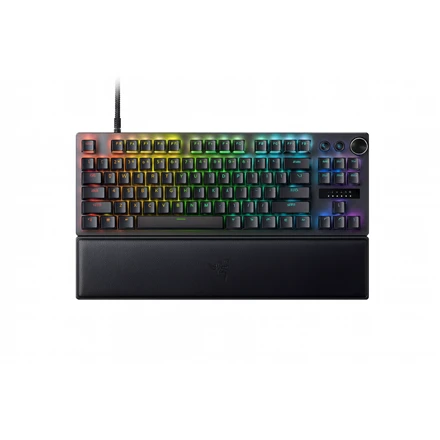Razer Huntsman V3 Pro Tenkeyless 8KHz | Klaviatūra žaidimams | su laidu | US | Razer Analog Optical Switch Gen-2 | Juodas