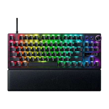 Razer | Huntsman V3 Pro Tenkeyless | RZ03-04980100-R3M1 | Klaviatūra žaidimams | su laidu | US | Analog Optical | Juodas