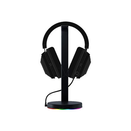 Ausinių stovas Razer Base Station V2 Chroma Quartz Edition, Juodas