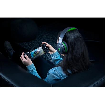 Belaidės žaidimų ausinės Razer Kaira Pro, skirtos Xbox Series X ir mobiliems Xbox žaidimams, Juodos spalvos