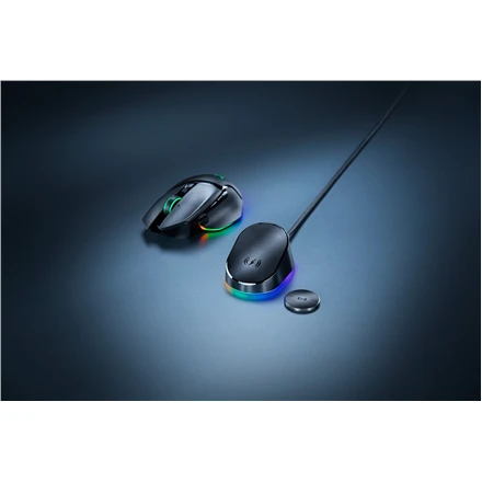 Razer | Pelė Dock Pro + Wireless Charging Puck Bundle | Wireless | USB | Juodas | Yes