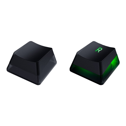 Razer Phantom Keycap Upgrade Set Black, pakaitiniai klavišai klaviatūrai, Juodi