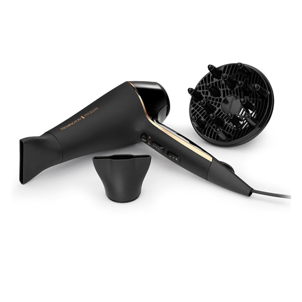 Plaukų džiovintuvas Remington PROLuxe Midnight Edition Juoda, Auksas 2400 W