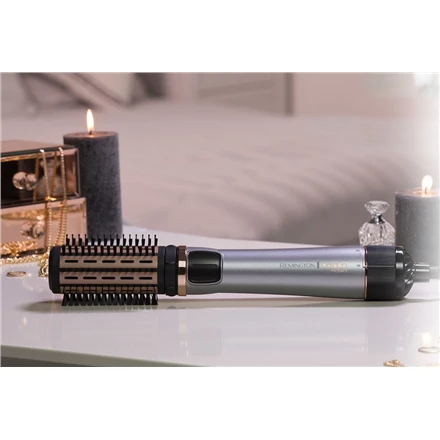 Remington Keratin Protect Rotating Air Styler | AS8810 | Keraminė šildymo sistema | Šildymo lygių skaičius 2 | 100 W | Pilkas/Juodas