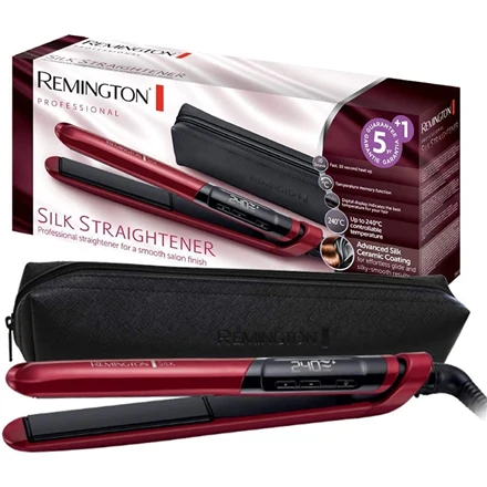 Tiesinimo žnyplės for hair REMINGTON S9600 (46W, red color)