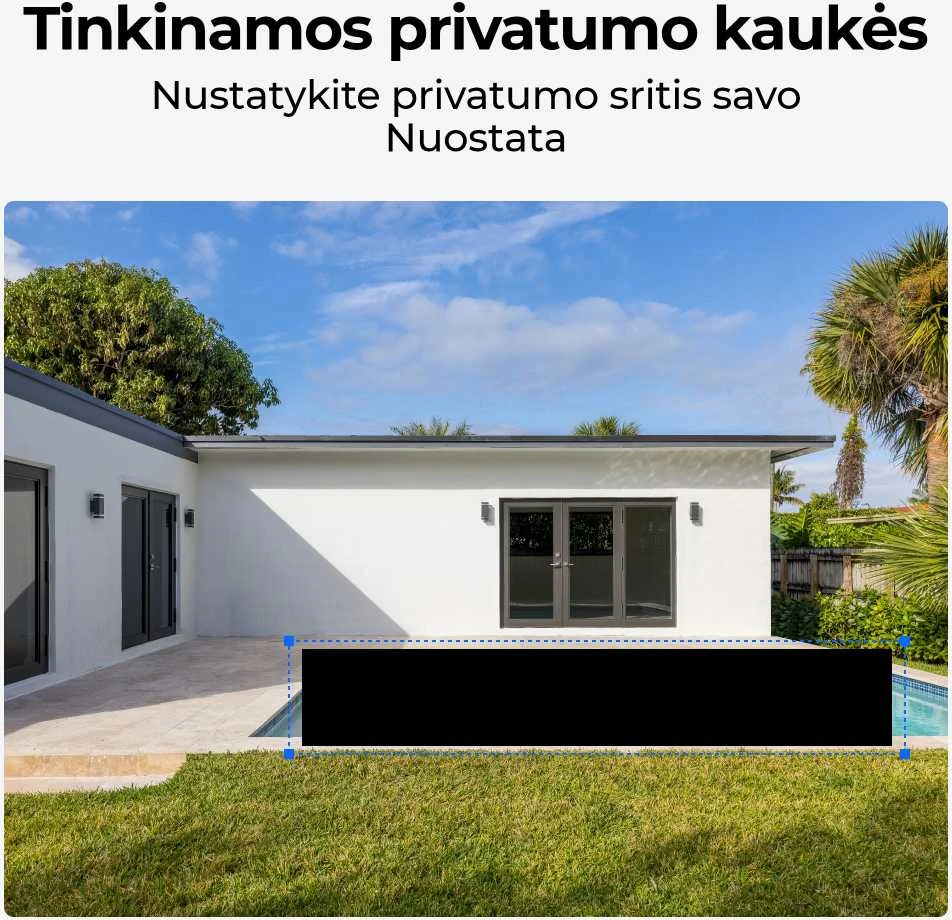 Išmanioji 360° panoraminė vidaus žuvies akies kamera Reolink Fisheye W520, 6 MP,  microSD, Wi-Fi