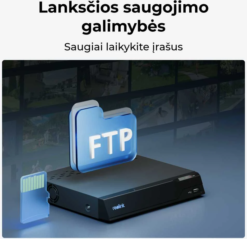 Vidinė apsaugos kamera Reolink E Series E560, baltos spalvos