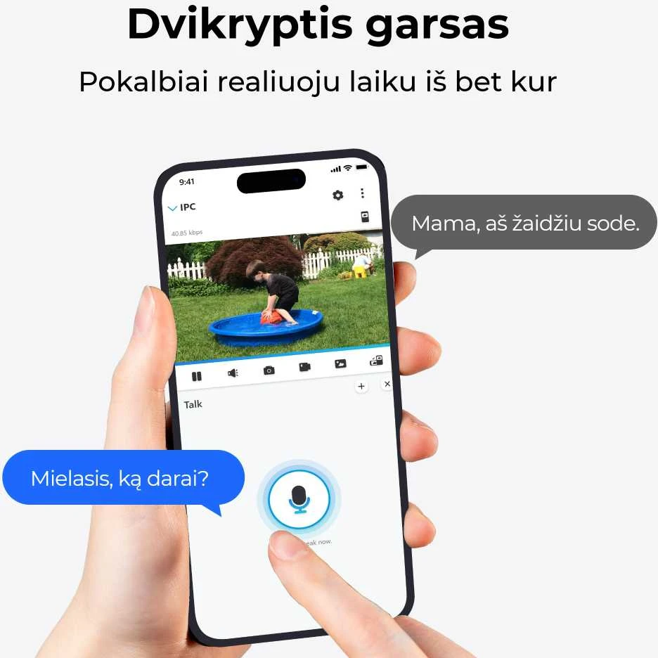 Vidinė apsaugos kamera Reolink E Series E560, baltos spalvos
