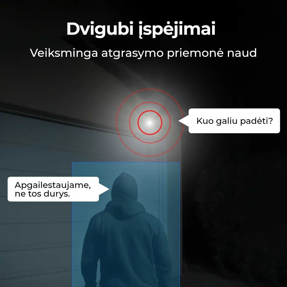 Vidinė apsaugos kamera Reolink E Series E560, baltos spalvos