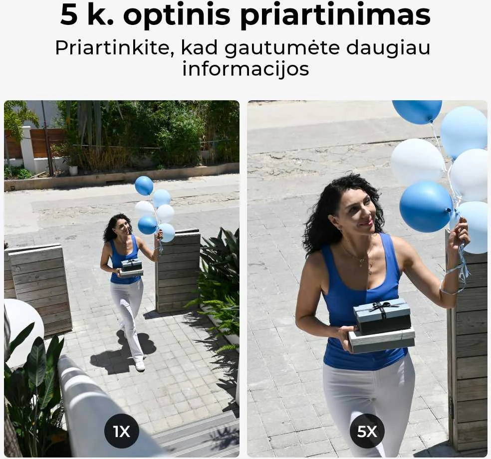 Išmani vandalams atspari lauko apsaugos kamera Reolink W437 su apšvietimu, 8 MP, IP67