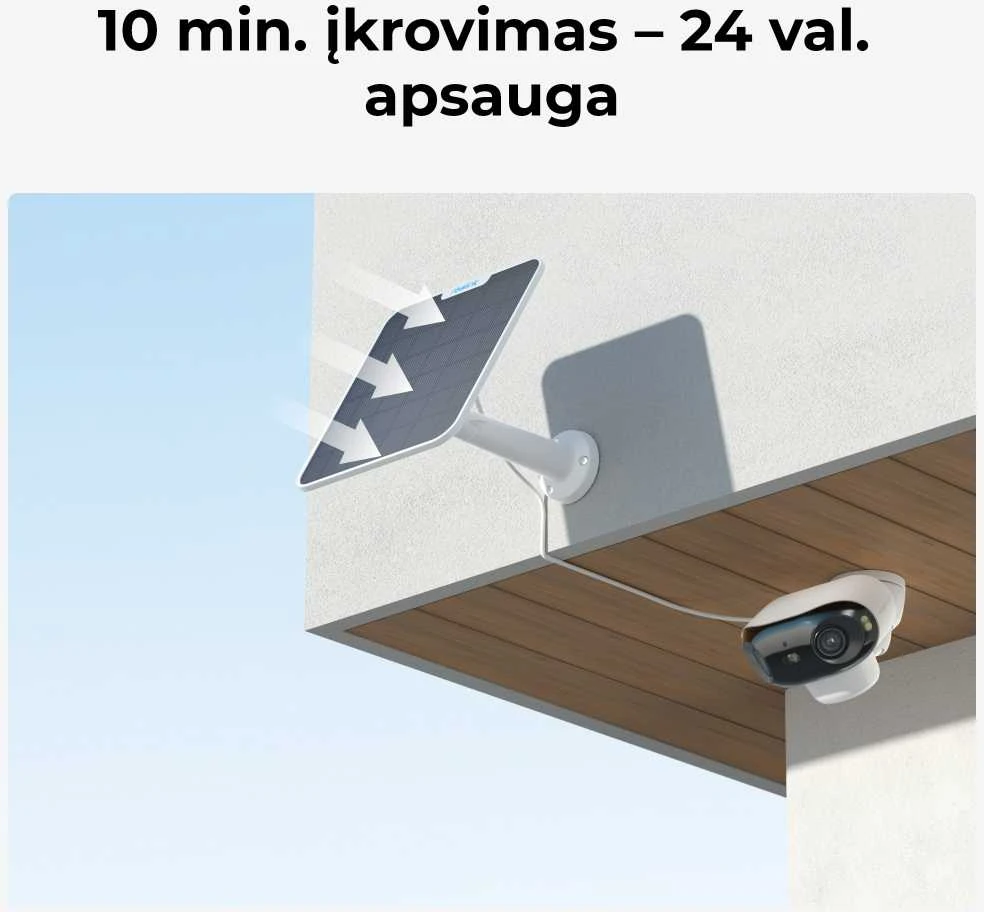 Akumuliatorinė kamera Reolink Argus B740X, 4K, 180°, Wi-Fi 6