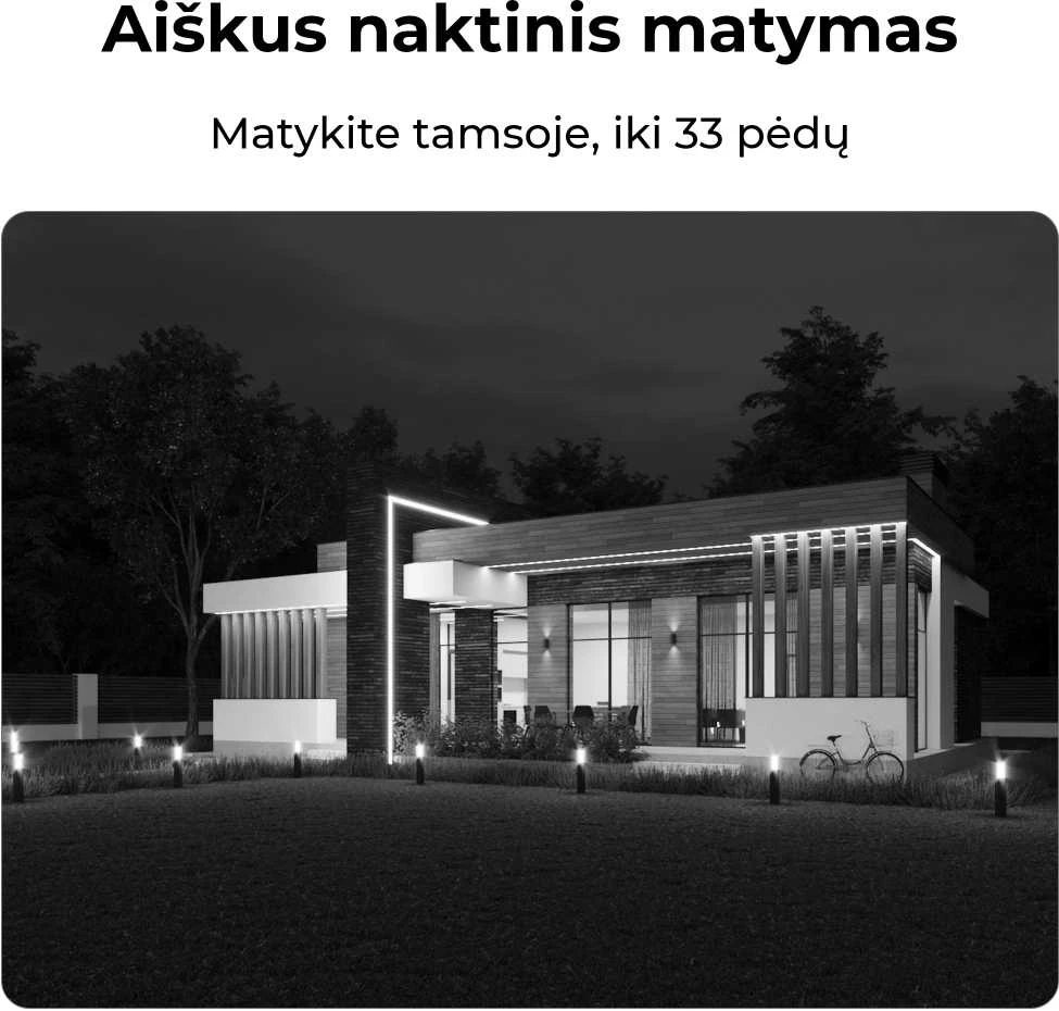 Akumuliatorinė kamera Reolink Argus Series B320, 3 MP, Wi-Fi, microSD
