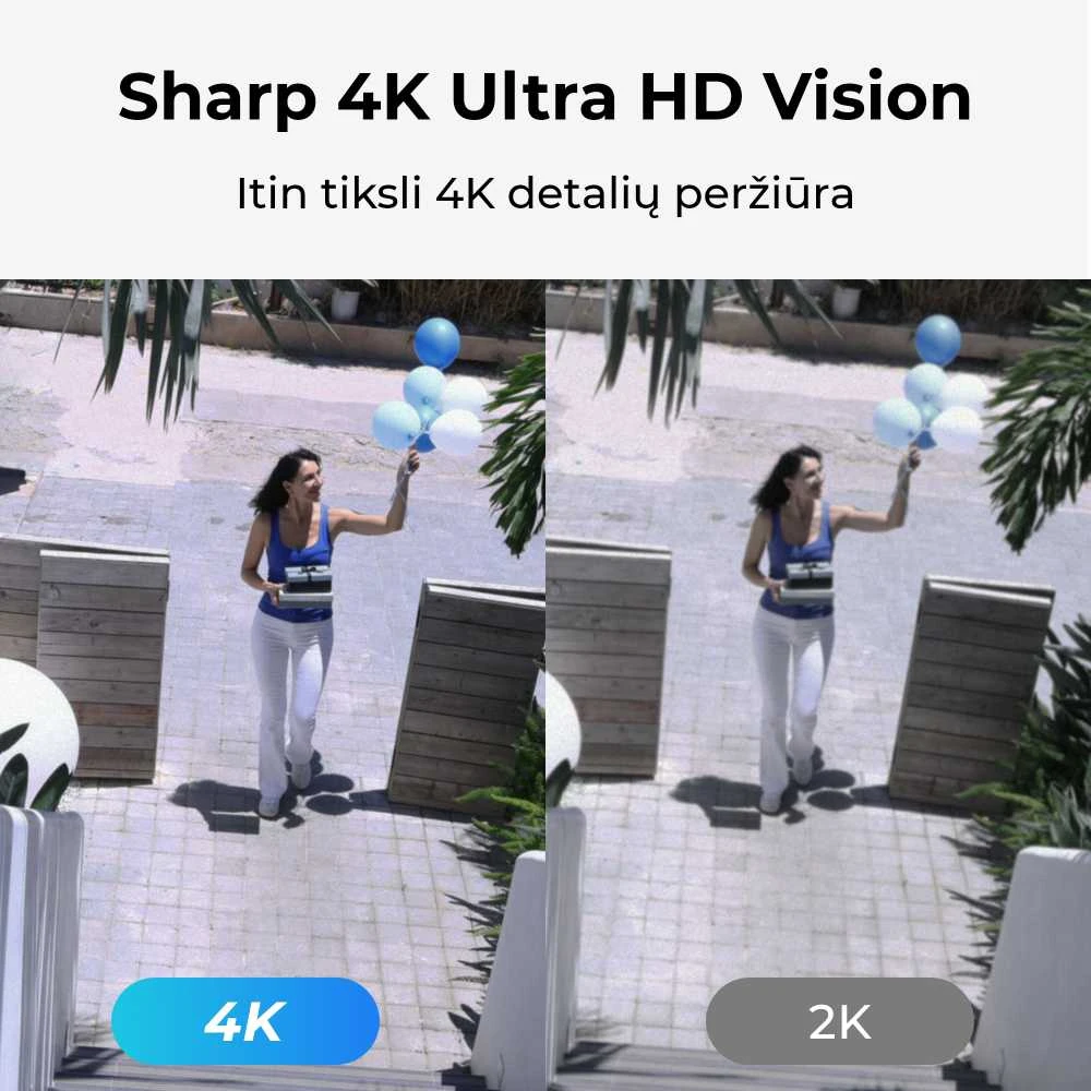 Išmani lauko apsaugos kamera Reolink P330, 4K, IP66
