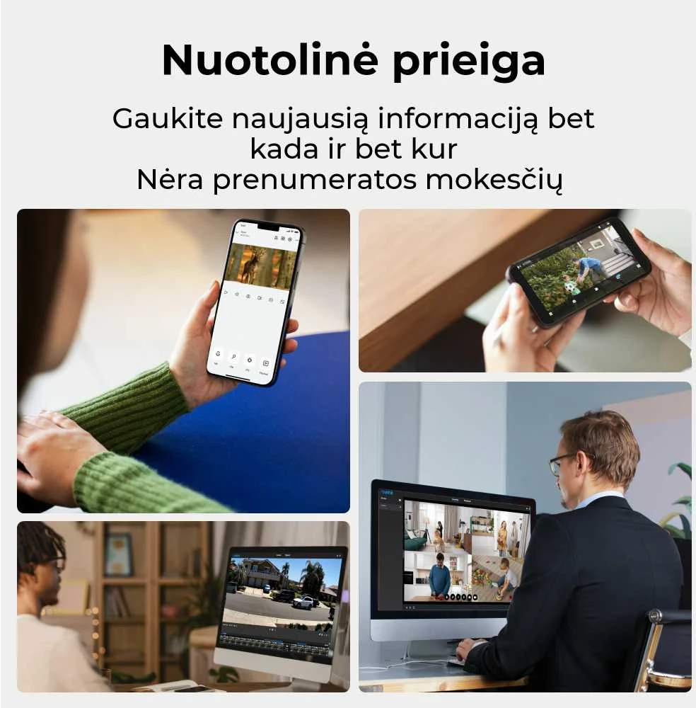 Išmani lauko apsaugos kamera Reolink P330, 4K, IP66