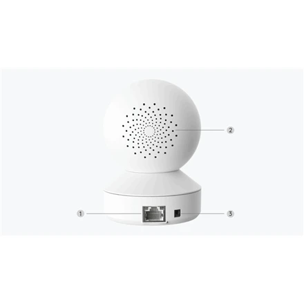 Reolink | Super HD Smart Home WiFi IP kamera | E serija E330 | PTZ | 4 MP | 4mm/F2.0 | H.264 | „Micro SD“, maks. 512 GB