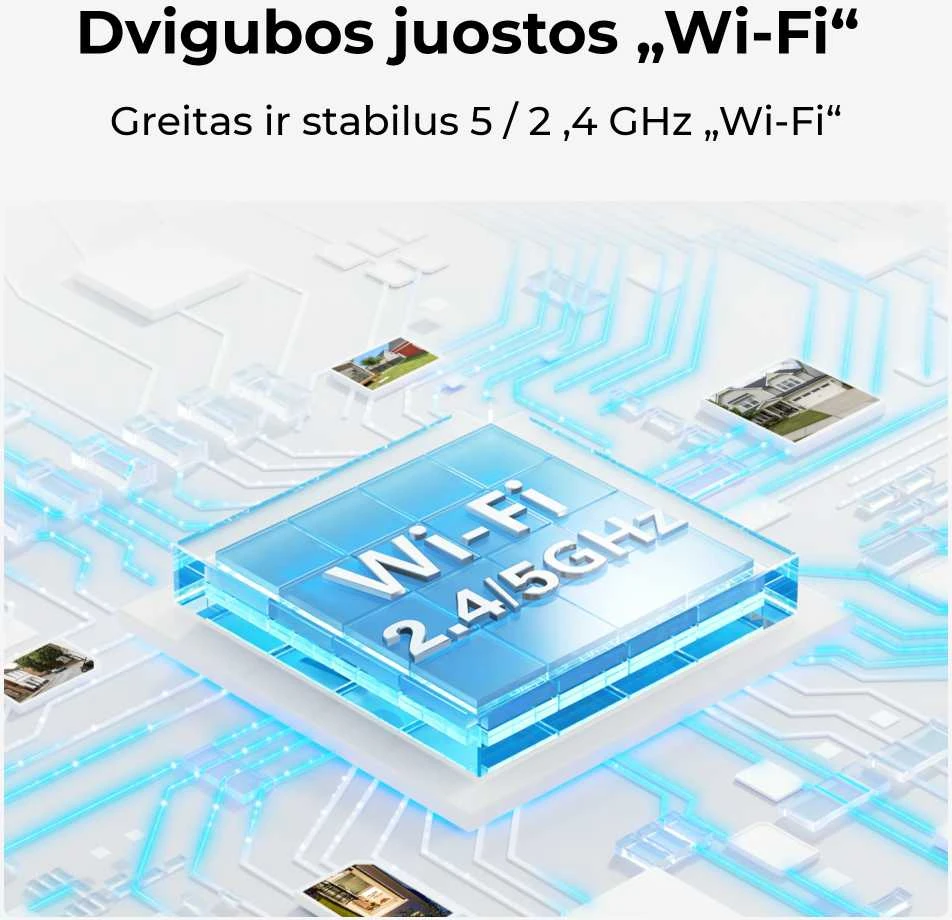 Išmani lauko apsaugos kamera Reolink W320 su apšvietimu, 5MP, IP67