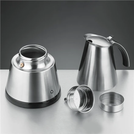 Kavos aparatas Rommelsbacher Espresso maker EKO 366/E Manual Elektrinė moka pot, 365 W, Nerūdijantis plienas/ juodas