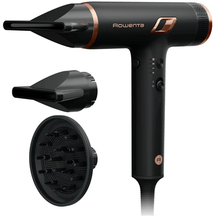 Plaukų džiovintuvas Rowenta HY8310F0 NANO | 1700 W | Temperatūros nustatymų skaičius: 3 | Difuzoriaus antgalis | Juodas