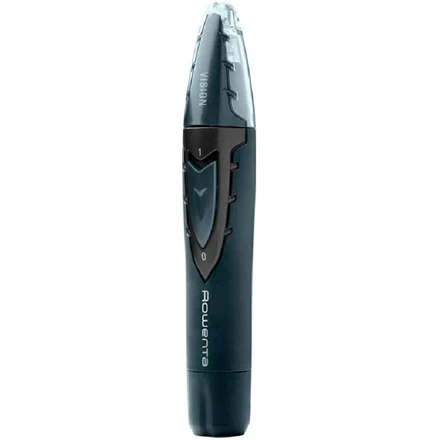Rowenta Nose and Ear Trimmer | TN3011F0 | Cordless | Wet & Dry | Juodas/Mėlyna