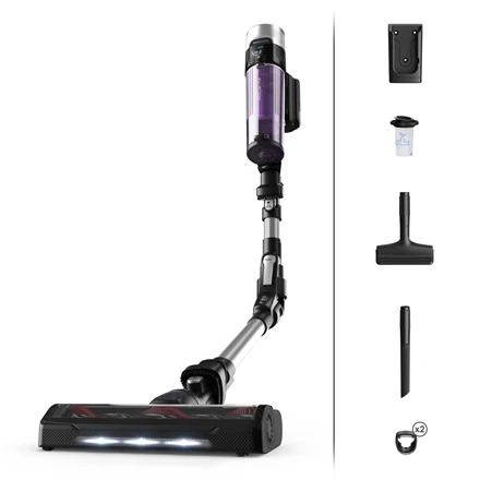 Dulkių siurblys Rowenta X-Force Flex 9.60 Allergy RH2037, Juodos ir violetinės spalvos