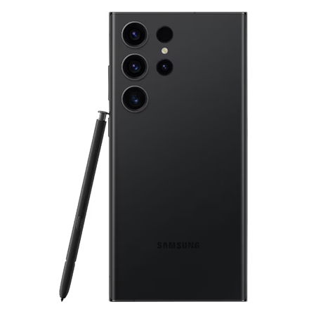 Samsung | Galaxy | S23 Ultra S918 | Juodas | 6,8 colių | Dinaminis AMOLED | Qualcomm SM8550-AC | Snapdragon 8 Gen 2 (4 nm) | Vidinė RAM 8 GB | 256 GB | Dvi SIM kortelės | Nano SIM | 4G | 5G | Pagrindinė kamera 200+10+10+12 MP | Antrinė kamera 12 MP |. 13 |