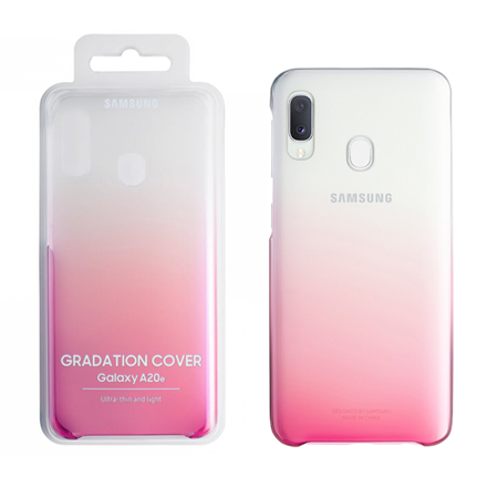 Dėklas Samsung Galaxy A20e Gradation Nugarėlė Rožinė