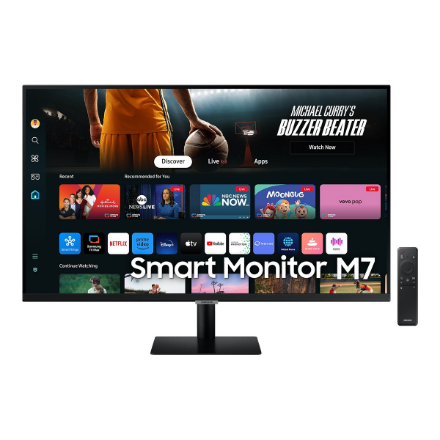 Monitorius Samsung | LS32DM702UUXDU | 32 " | VA | 16:9 | 60 Hz | 4 ms | 3840 x 2160 pikselių | 300 cd/m² | HDMI jungtys quantity 2 | Juodas