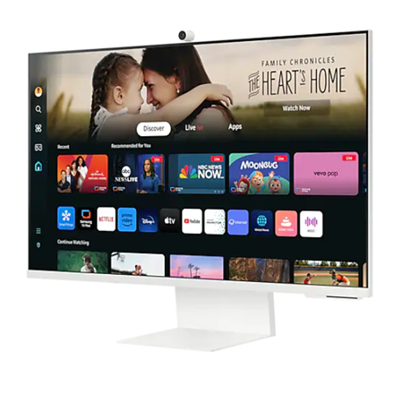 Monitorius Samsung | LS32DM801UUXDU | 32 " | VA | 16:9 | 60 Hz | 4 ms | 3840 x 2160 pikselių | 400 cd/m² | HDMI jungtys quantity 1 | Baltas