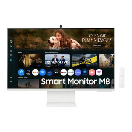 Monitorius Samsung | LS32FM801UUXDU | 32 " | VA | 16:9 | 60 Hz | 4 ms | 3840 x 2160 pikselių | 400 cd/m² | HDMI jungtys quantity 1 | Baltas